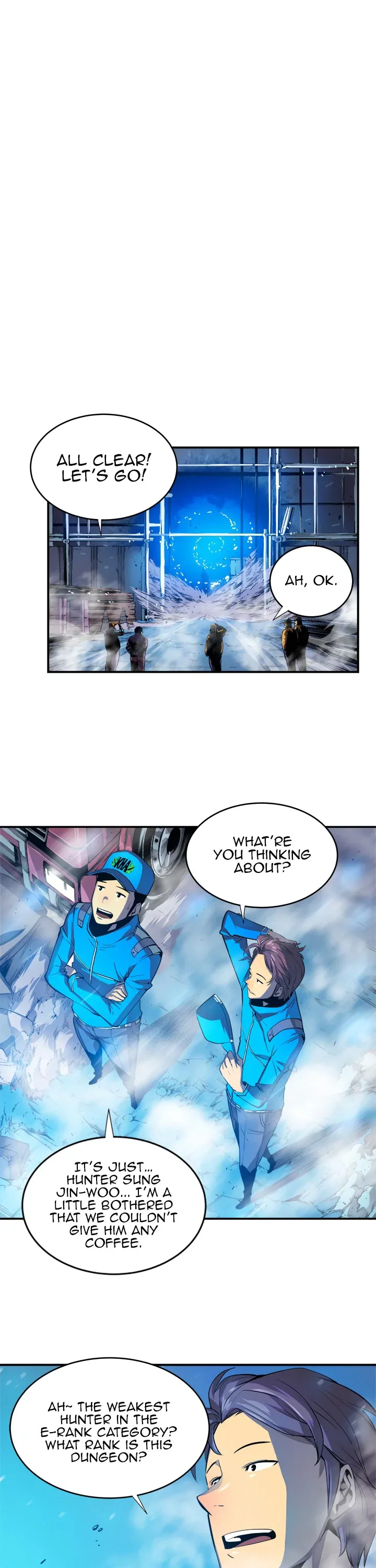 Solo Leveling manga, chapter 2, page 1 of 23