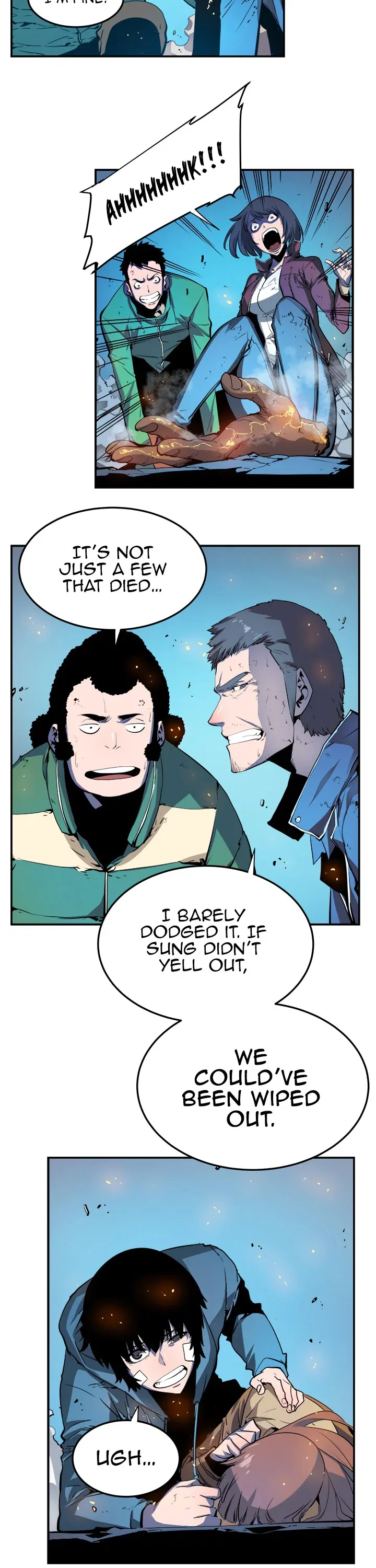Solo Leveling manga, chapter 4, page 21 of 33