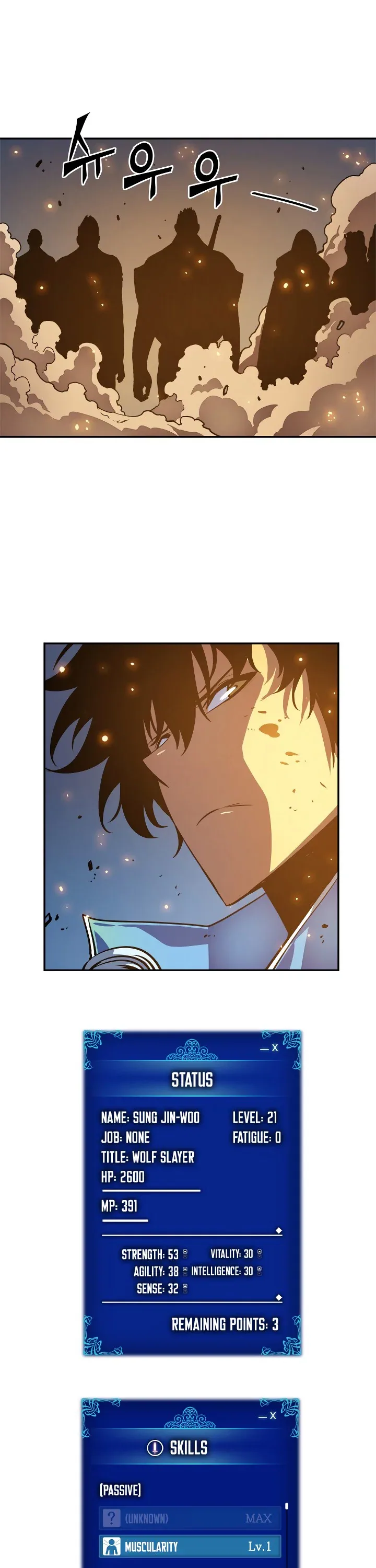 Solo Leveling manga, chapter 22, page 44 of 45