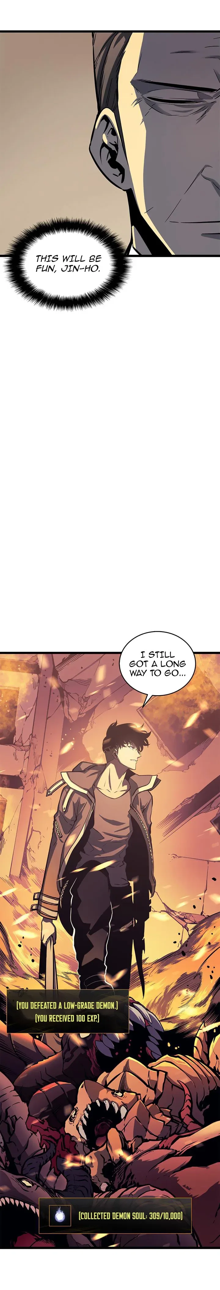 Solo Leveling manga, chapter 57, page 34 of 35
