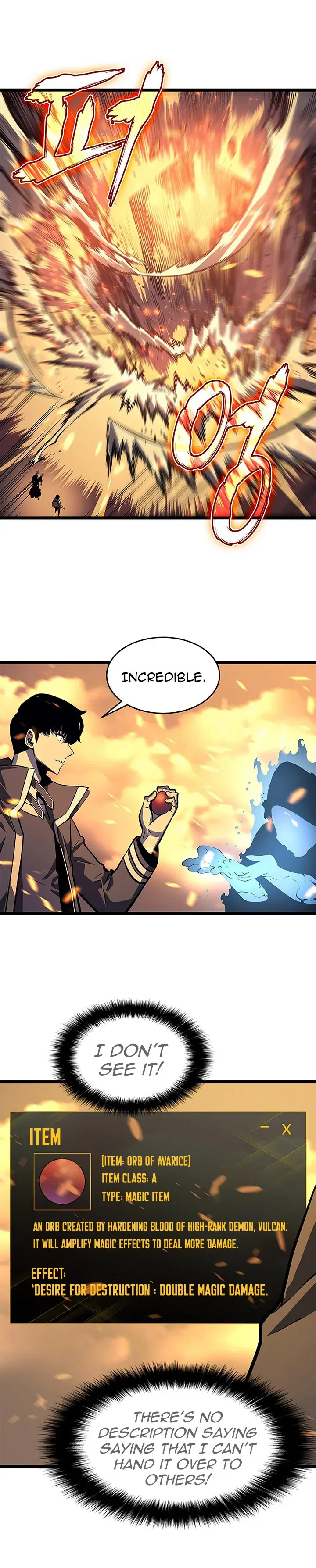 Solo Leveling manga, chapter 60, page 7 of 28