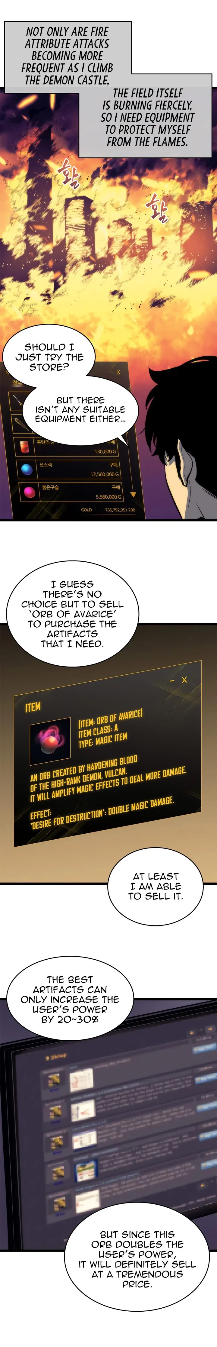 Solo Leveling manga, chapter 65, page 6 of 35