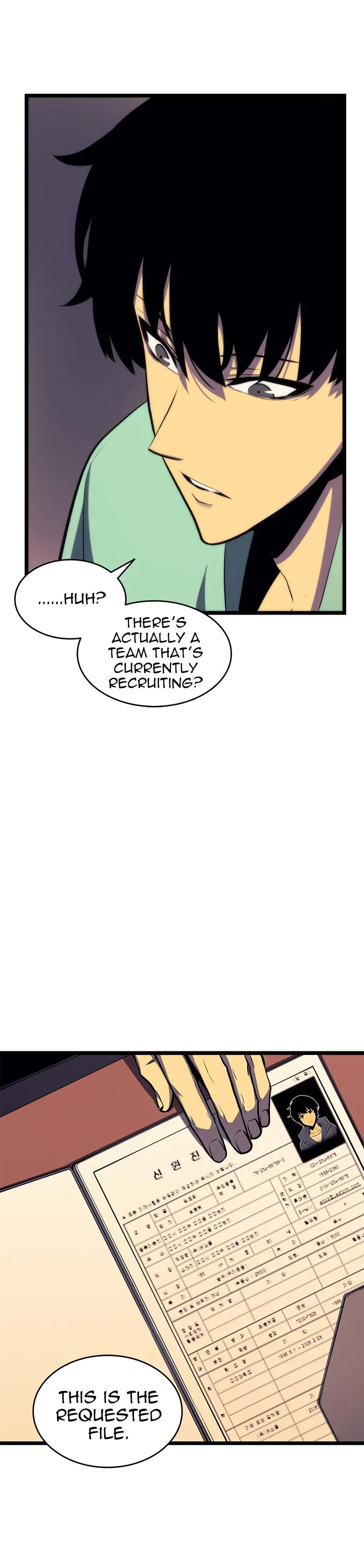 Solo Leveling manga, chapter 65, page 8 of 35