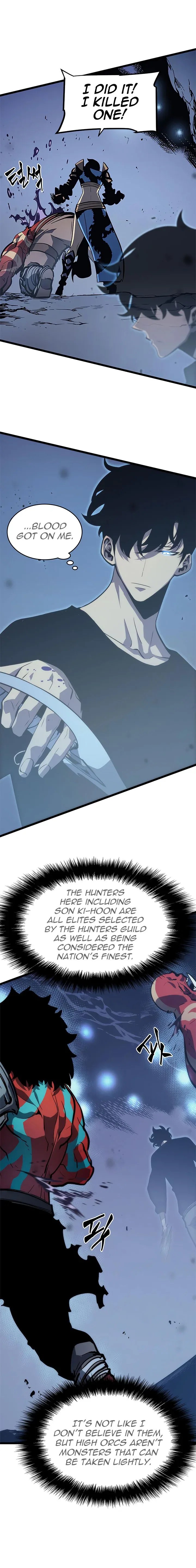 Solo Leveling manga, chapter 70, page 9 of 35