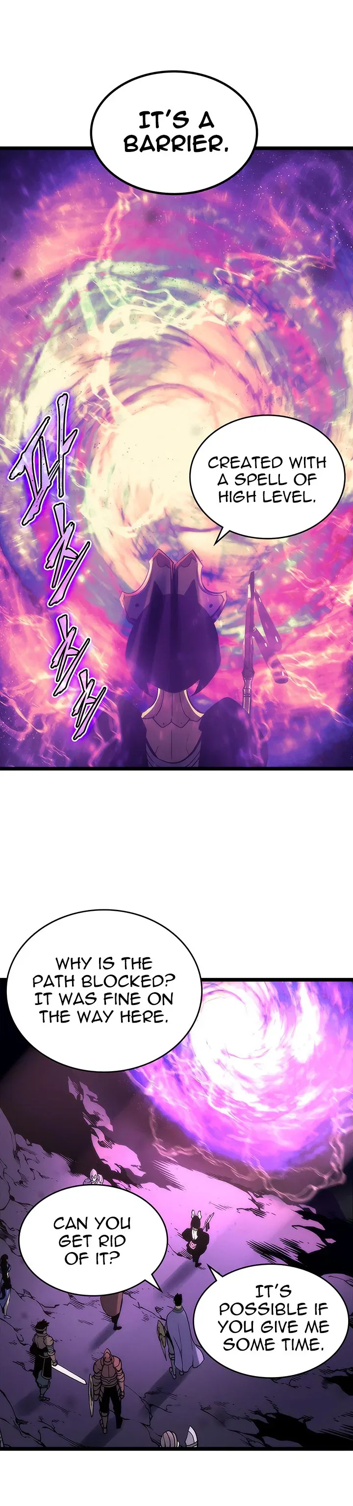 Solo Leveling manga, chapter 70, page 27 of 35