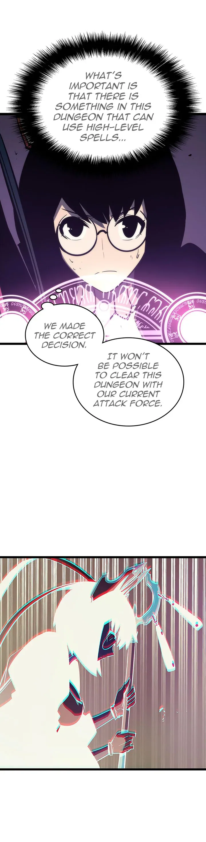 Solo Leveling manga, chapter 70, page 28 of 35