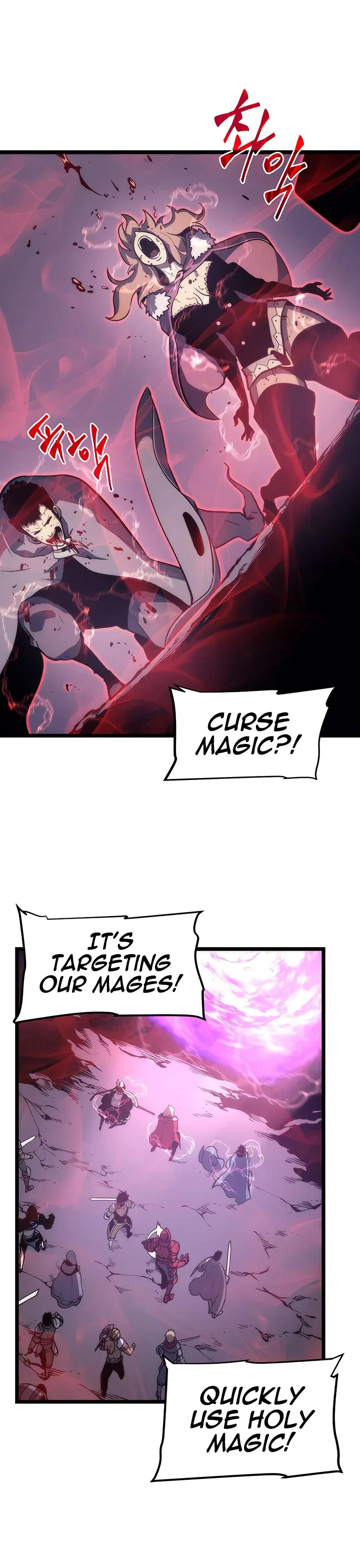 Solo Leveling manga, chapter 70, page 33 of 35