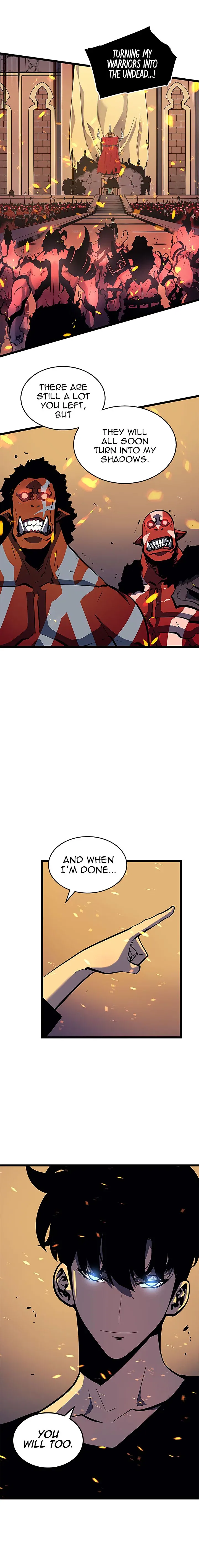 Solo Leveling manga, chapter 73, page 28 of 29