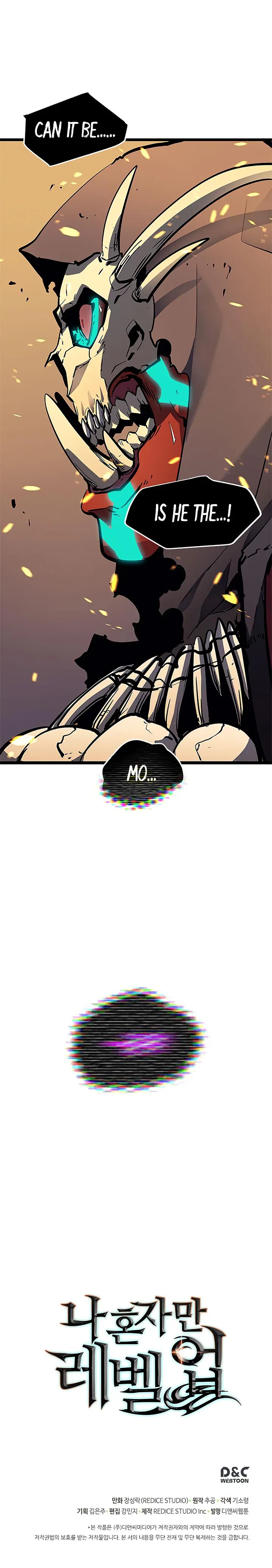 Solo Leveling manga, chapter 73, page 29 of 29