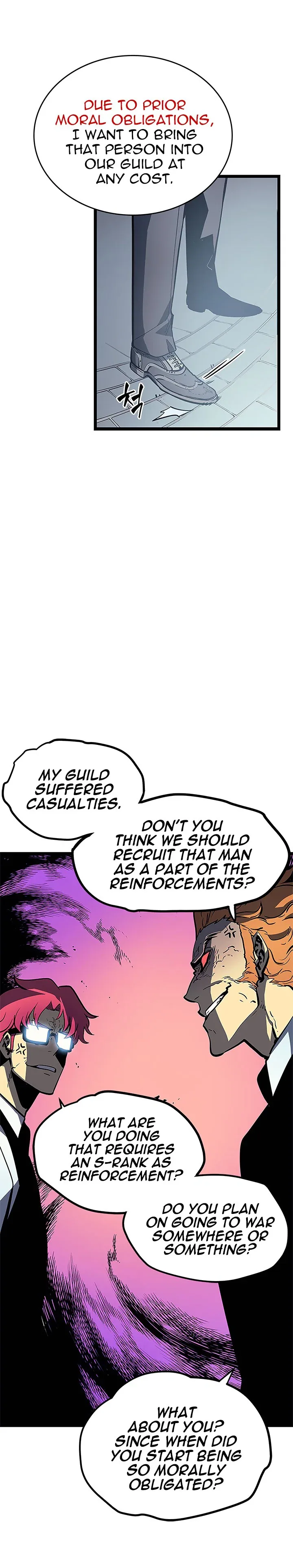 Solo Leveling manga, chapter 76, page 23 of 29