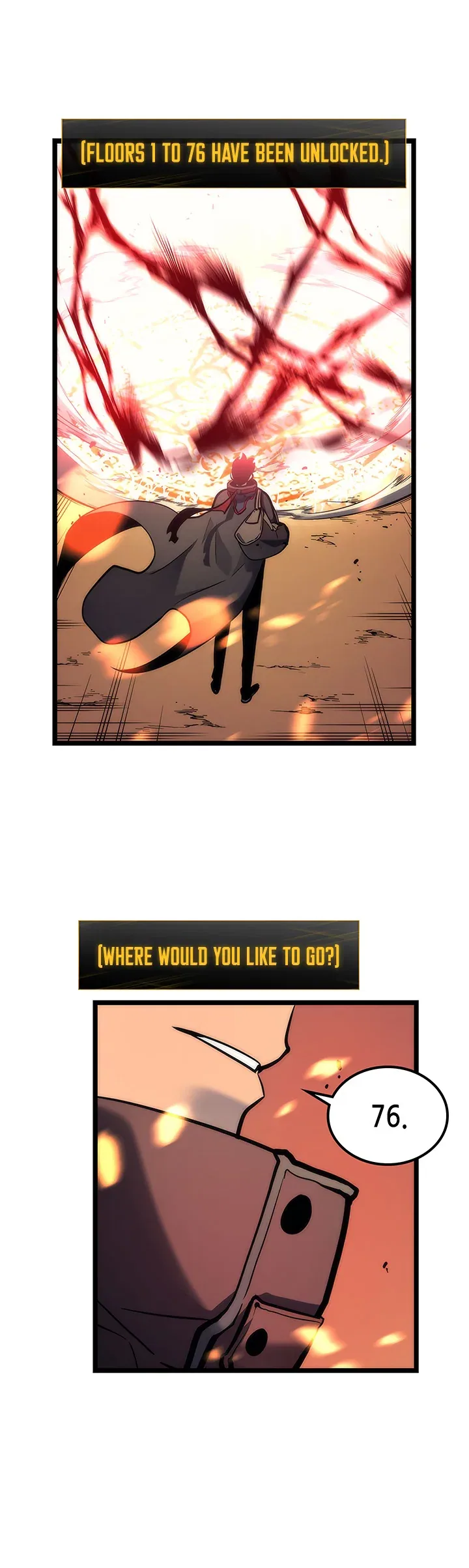 Solo Leveling manga, chapter 80, page 15 of 34