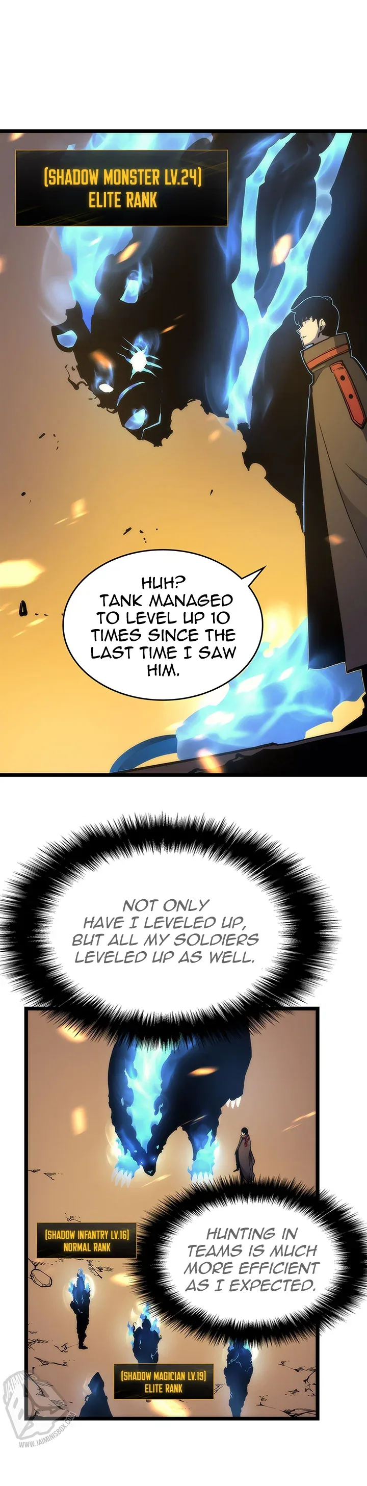 Solo Leveling manga, chapter 81, page 12 of 34