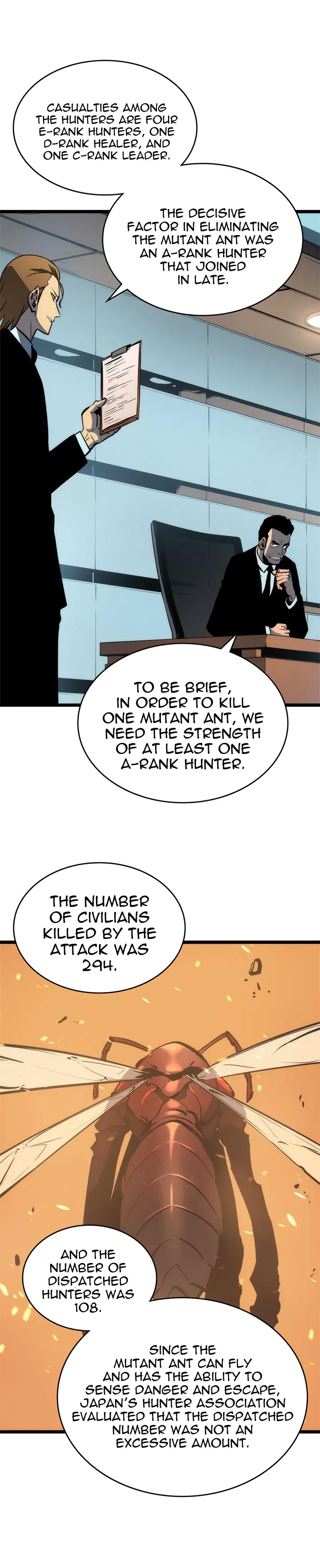 Solo Leveling manga, chapter 83, page 8 of 23