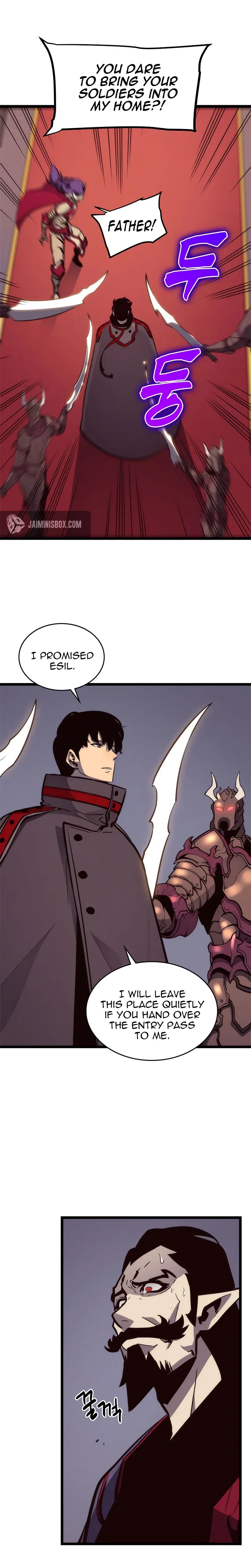 Solo Leveling manga, chapter 83, page 20 of 23