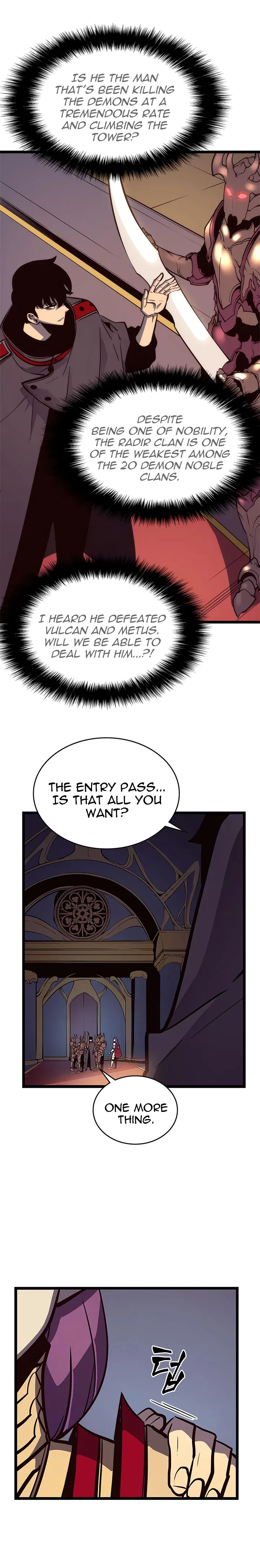 Solo Leveling manga, chapter 83, page 21 of 23