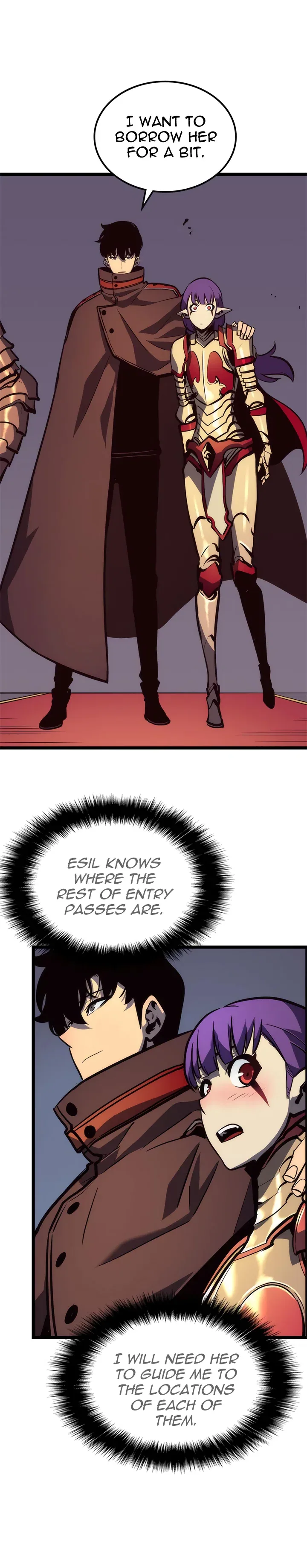 Solo Leveling manga, chapter 83, page 22 of 23