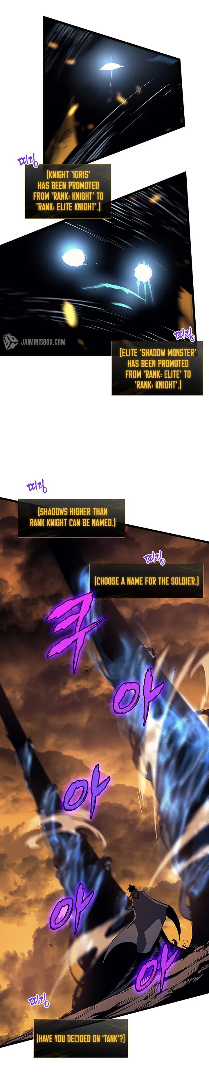 Solo Leveling manga, chapter 84, page 22 of 29