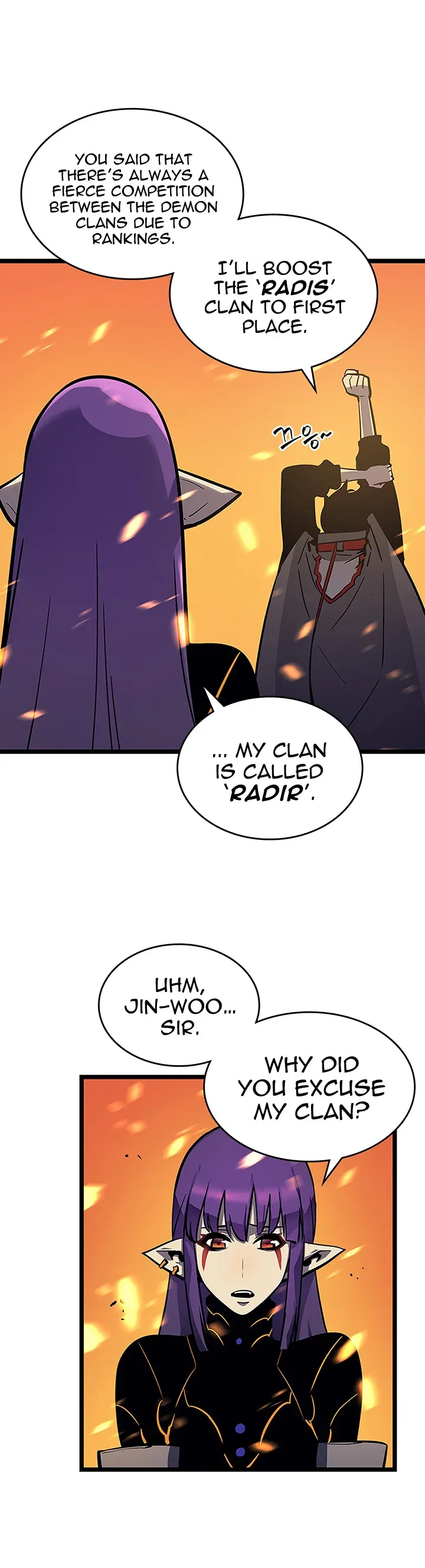 Solo Leveling manga, chapter 84, page 27 of 29
