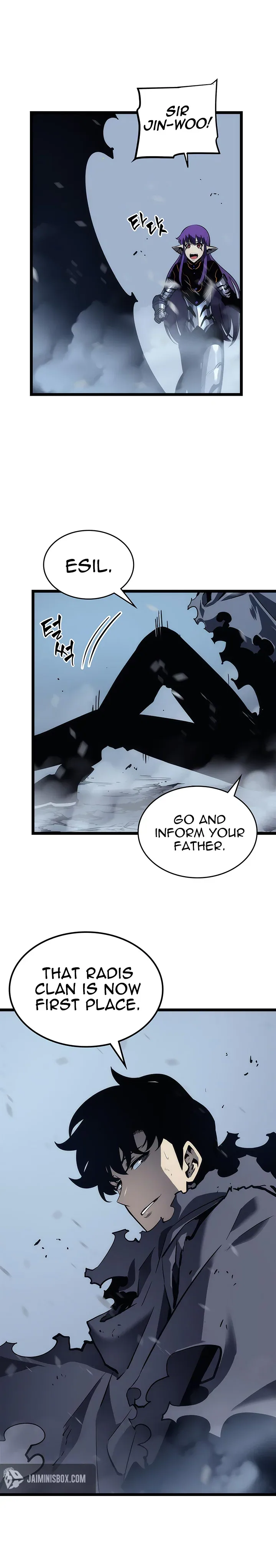 Solo Leveling manga, chapter 87, page 27 of 29