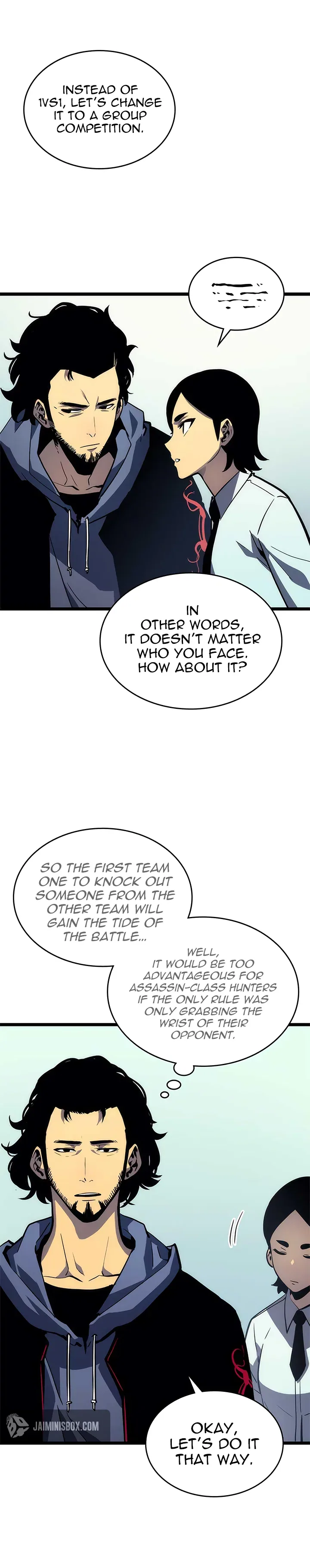 Solo Leveling manga, chapter 91, page 21 of 23