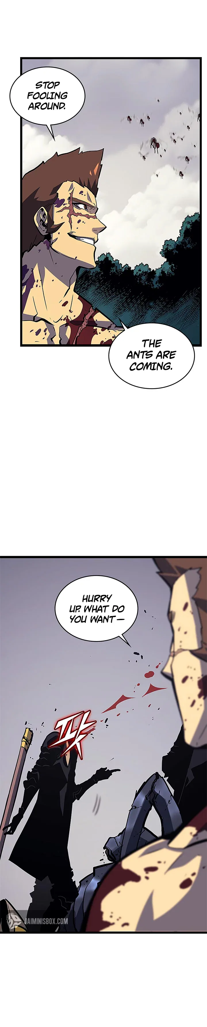 Solo Leveling manga, chapter 96, page 28 of 37