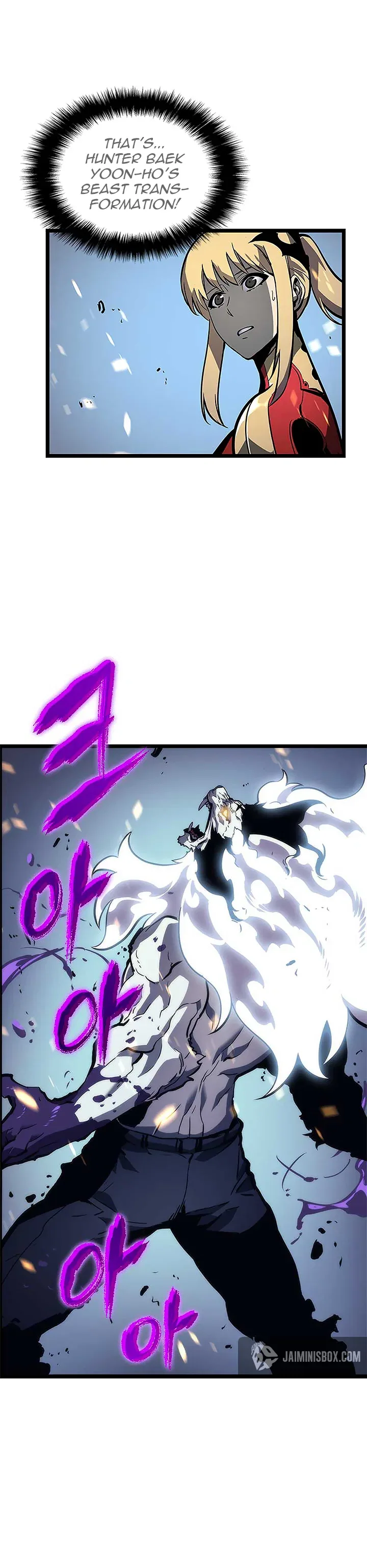 Solo Leveling manga, chapter 97, page 33 of 34