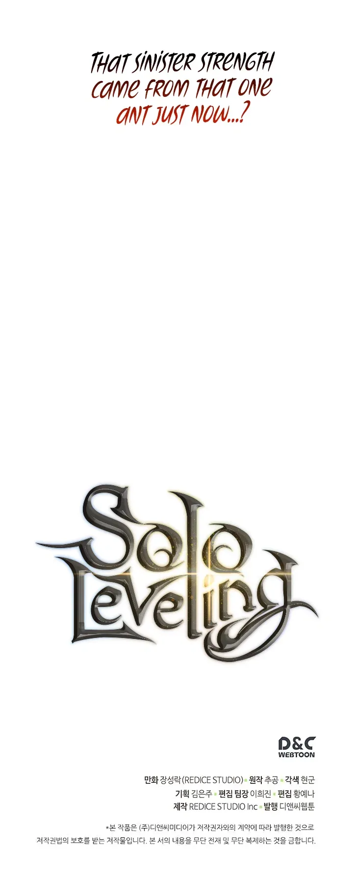 Solo Leveling manga, chapter 98, page 36 of 36