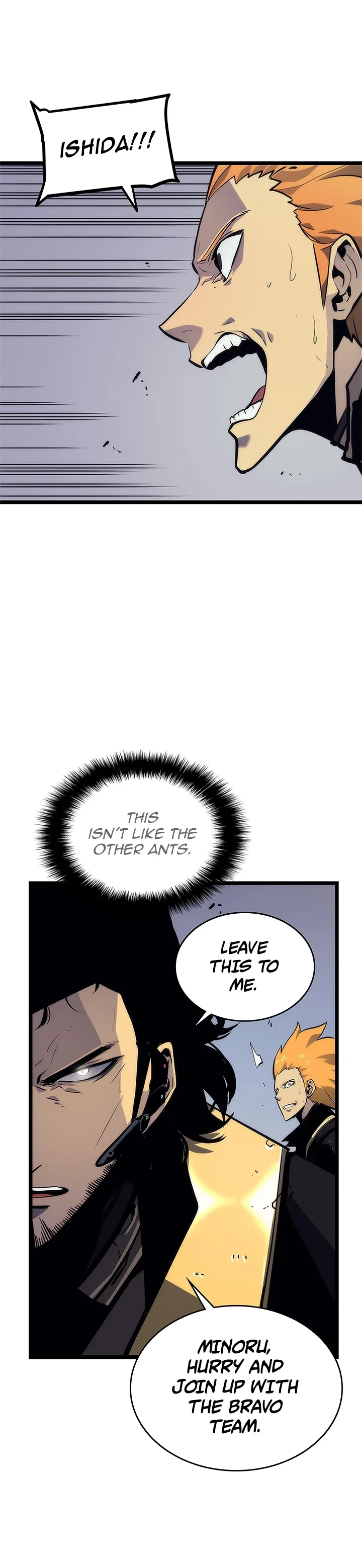 Solo Leveling manga, chapter 100, page 33 of 49