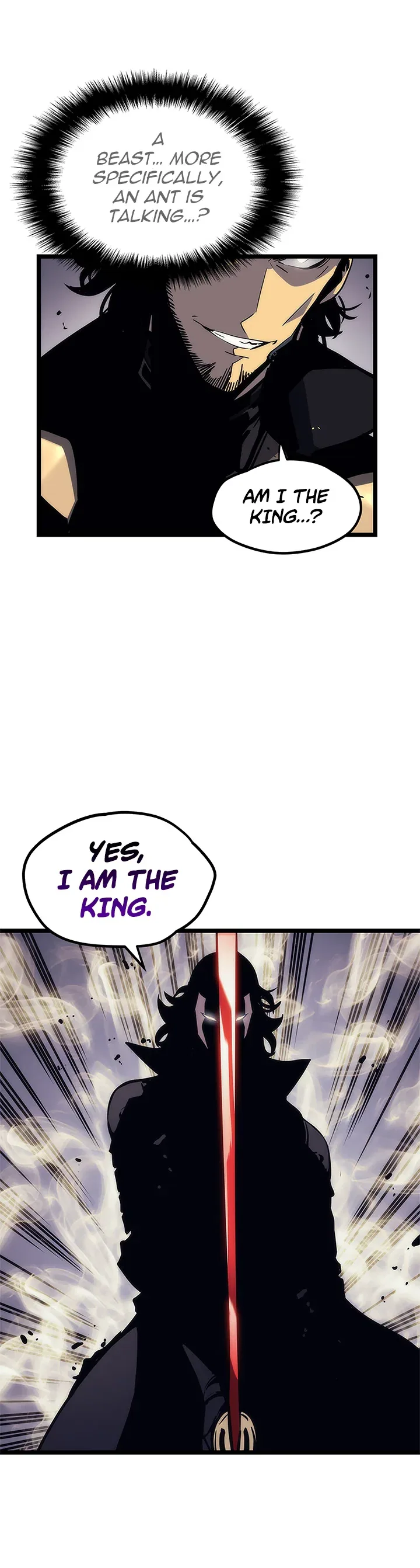 Solo Leveling manga, chapter 100, page 36 of 49