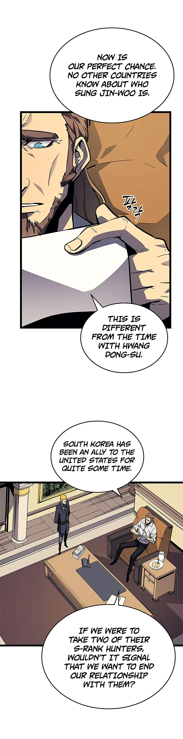 Solo Leveling manga, chapter 105, page 33 of 41