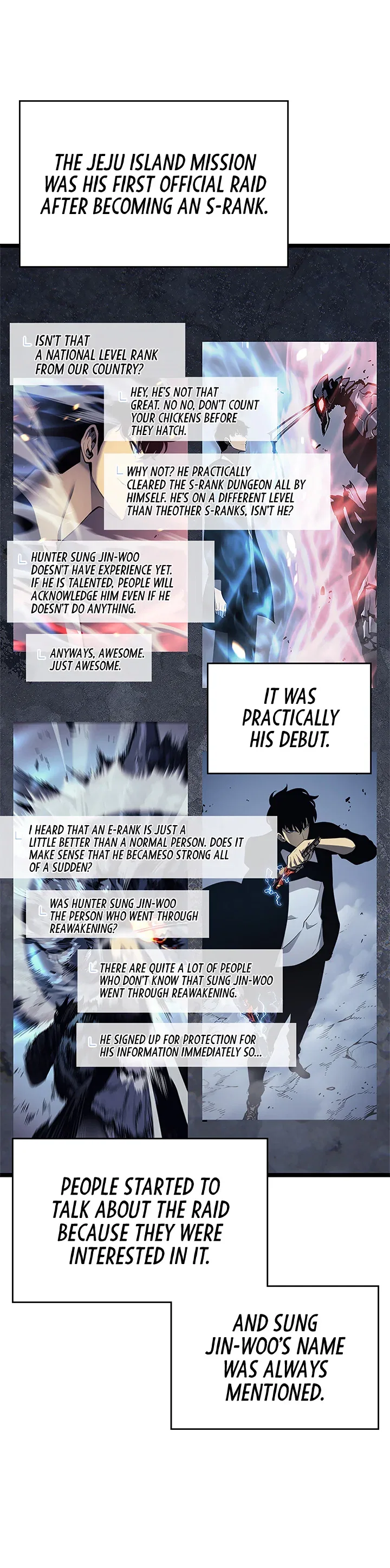 Solo Leveling manga, chapter 108, page 3 of 36