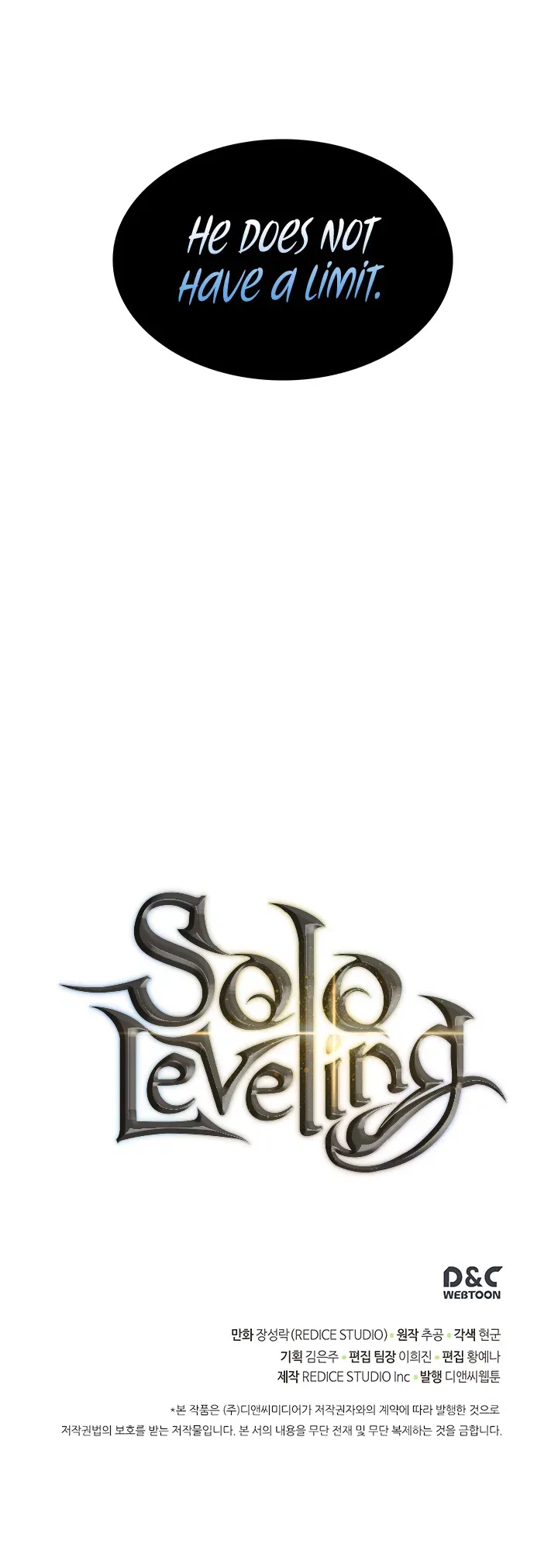 Solo Leveling manga, chapter 109, page 31 of 31