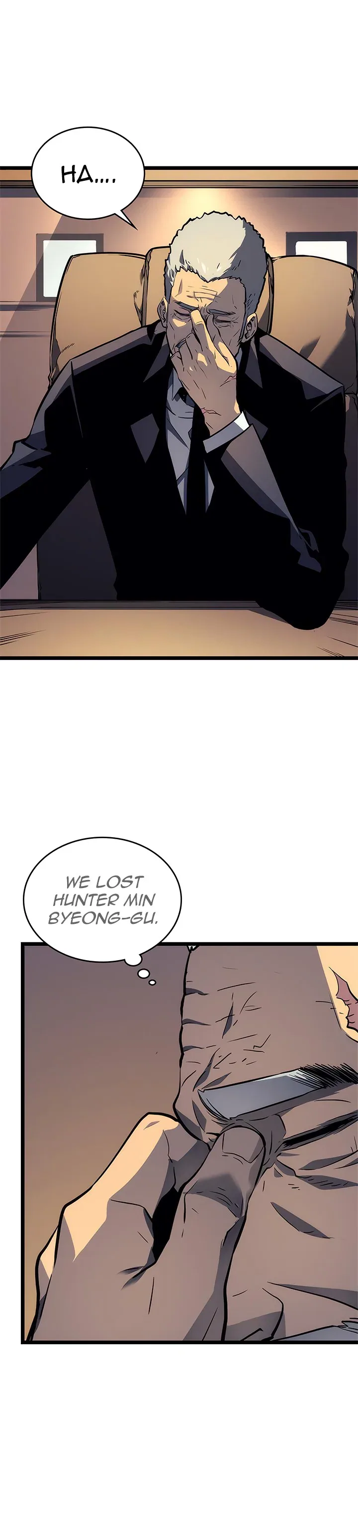 Solo Leveling manga, chapter 110 - Season 1 Finale, page 2 of 35