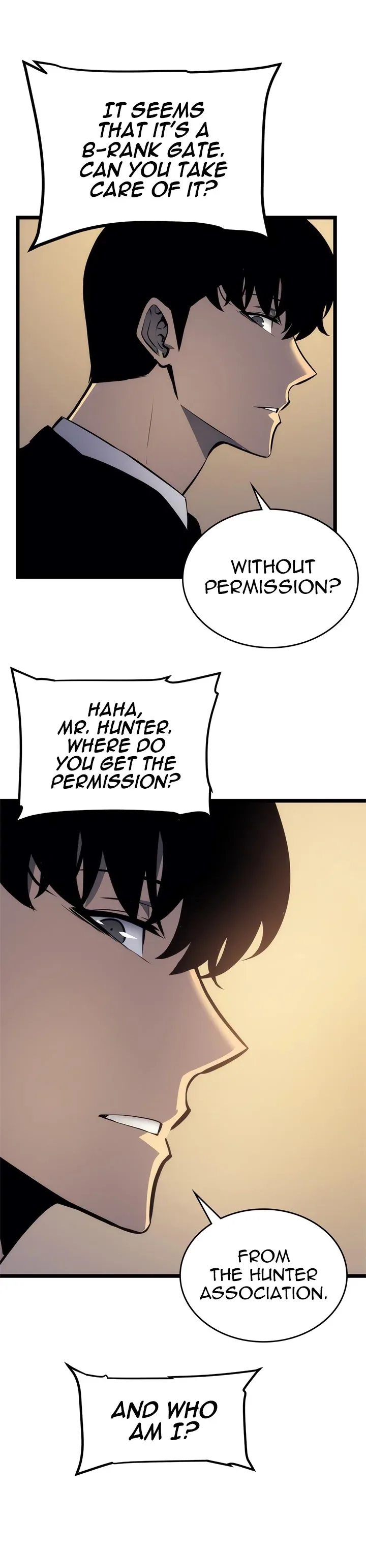 Solo Leveling manga, chapter 110 - Season 1 Finale, page 9 of 35
