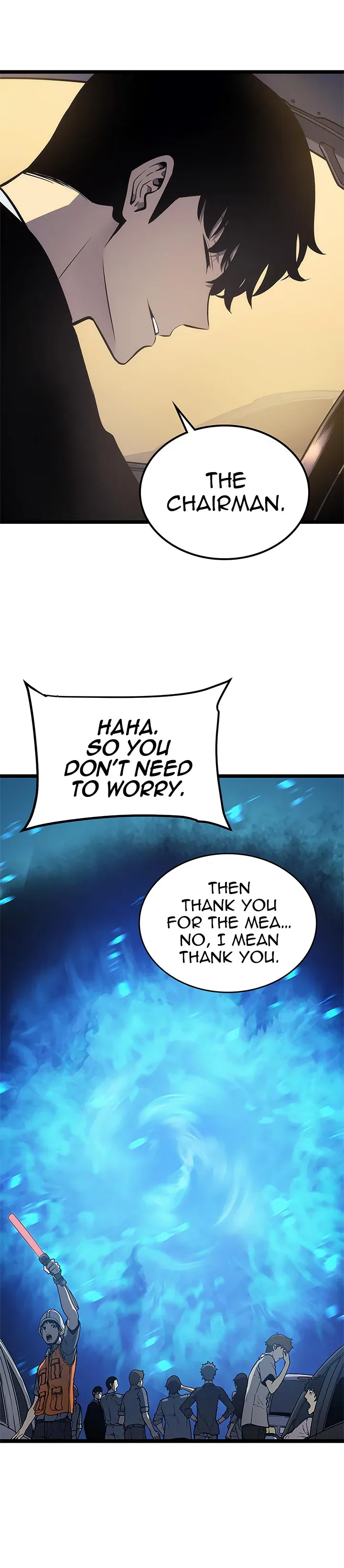 Solo Leveling manga, chapter 110 - Season 1 Finale, page 10 of 35