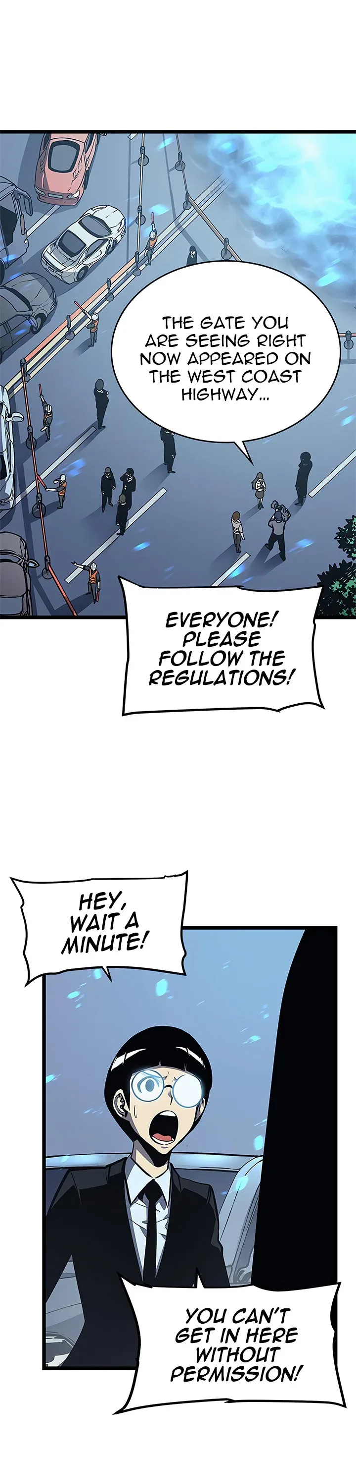 Solo Leveling manga, chapter 110 - Season 1 Finale, page 11 of 35