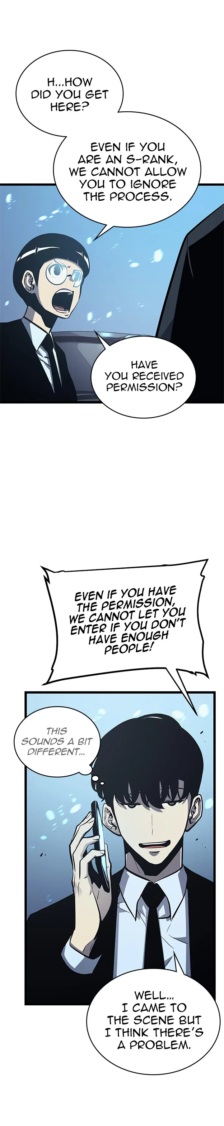 Solo Leveling manga, chapter 110 - Season 1 Finale, page 13 of 35
