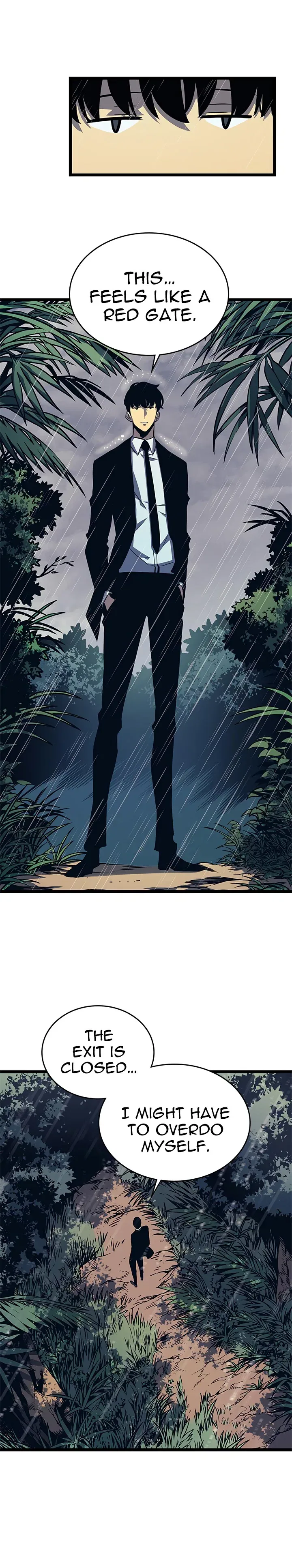 Solo Leveling manga, chapter 110 - Season 1 Finale, page 18 of 35