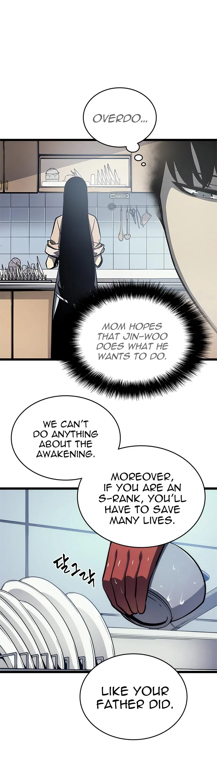 Solo Leveling manga, chapter 110 - Season 1 Finale, page 19 of 35