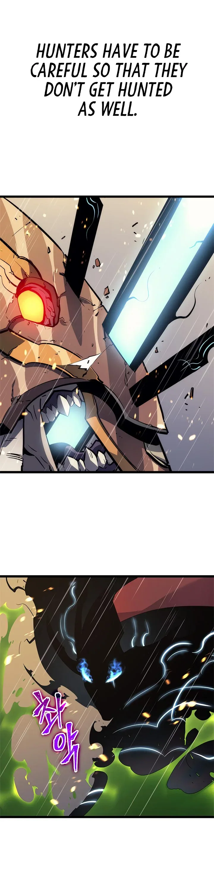 Solo Leveling manga, chapter 110 - Season 1 Finale, page 25 of 35