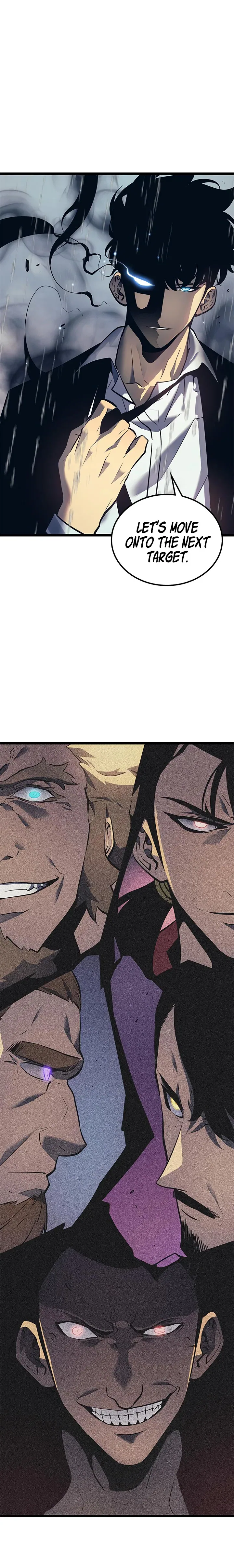 Solo Leveling manga, chapter 110 - Season 1 Finale, page 33 of 35