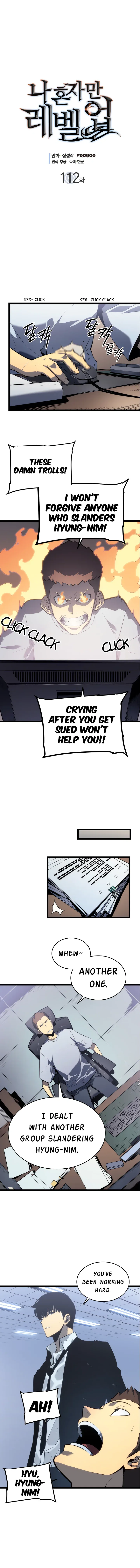 Solo Leveling manga, chapter 112, page 1 of 12