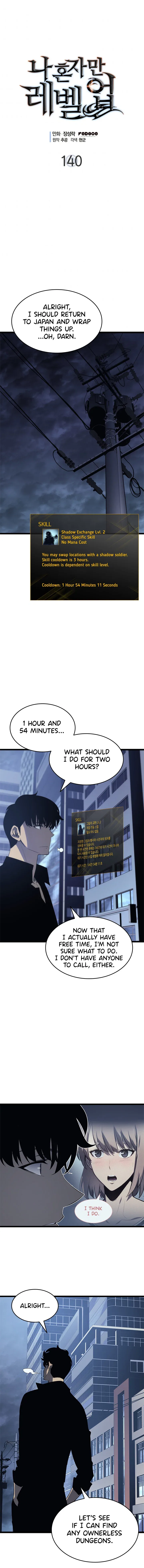 Solo Leveling manga, chapter 140, page 1 of 16