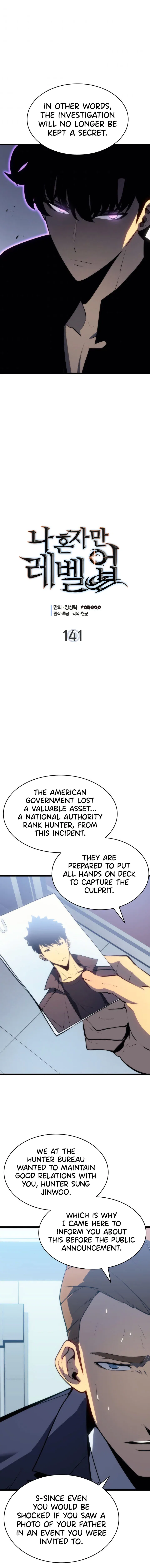 Solo Leveling manga, chapter 141, page 1 of 17