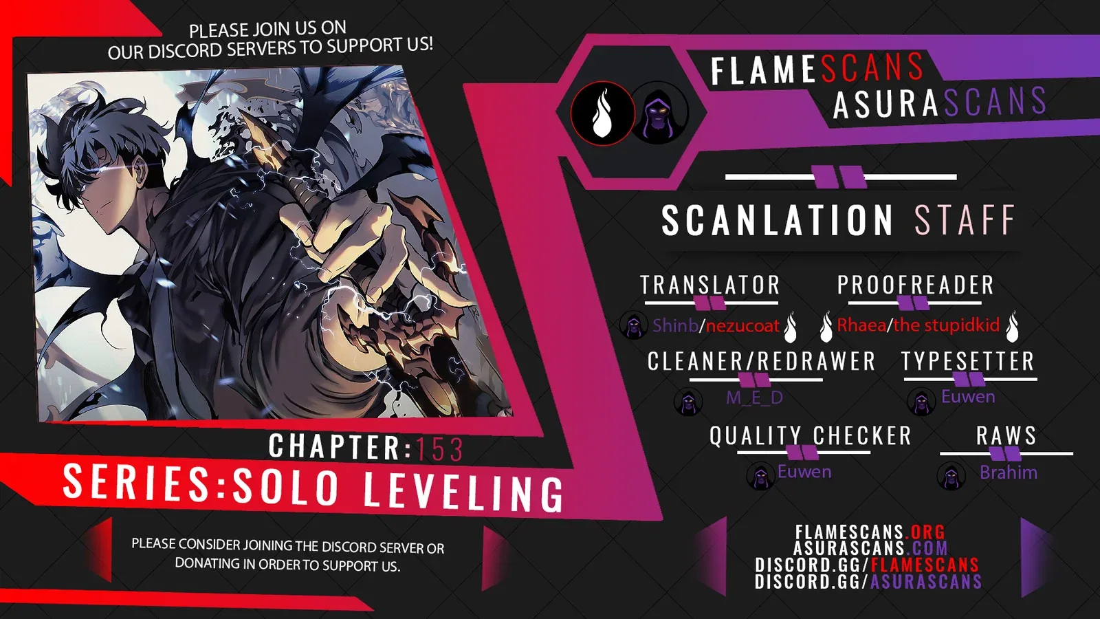 Solo Leveling manga, chapter 153, page 1 of 12