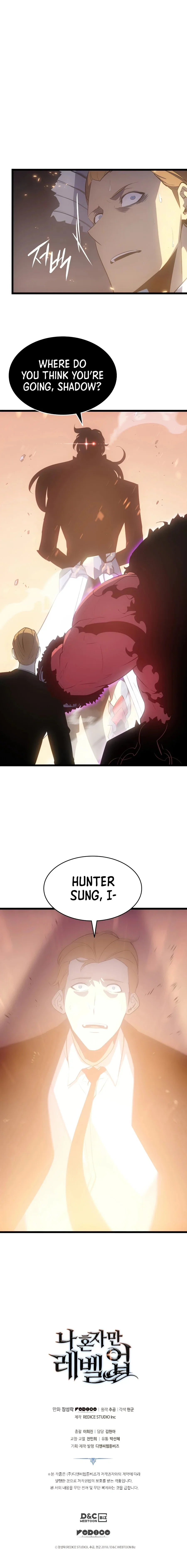 Solo Leveling manga, chapter 169, page 20 of 20