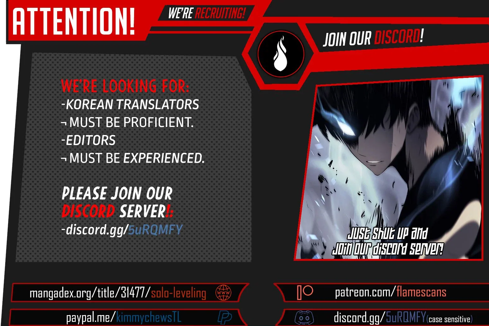 Solo Leveling manga, chapter 132, page 10 of 10