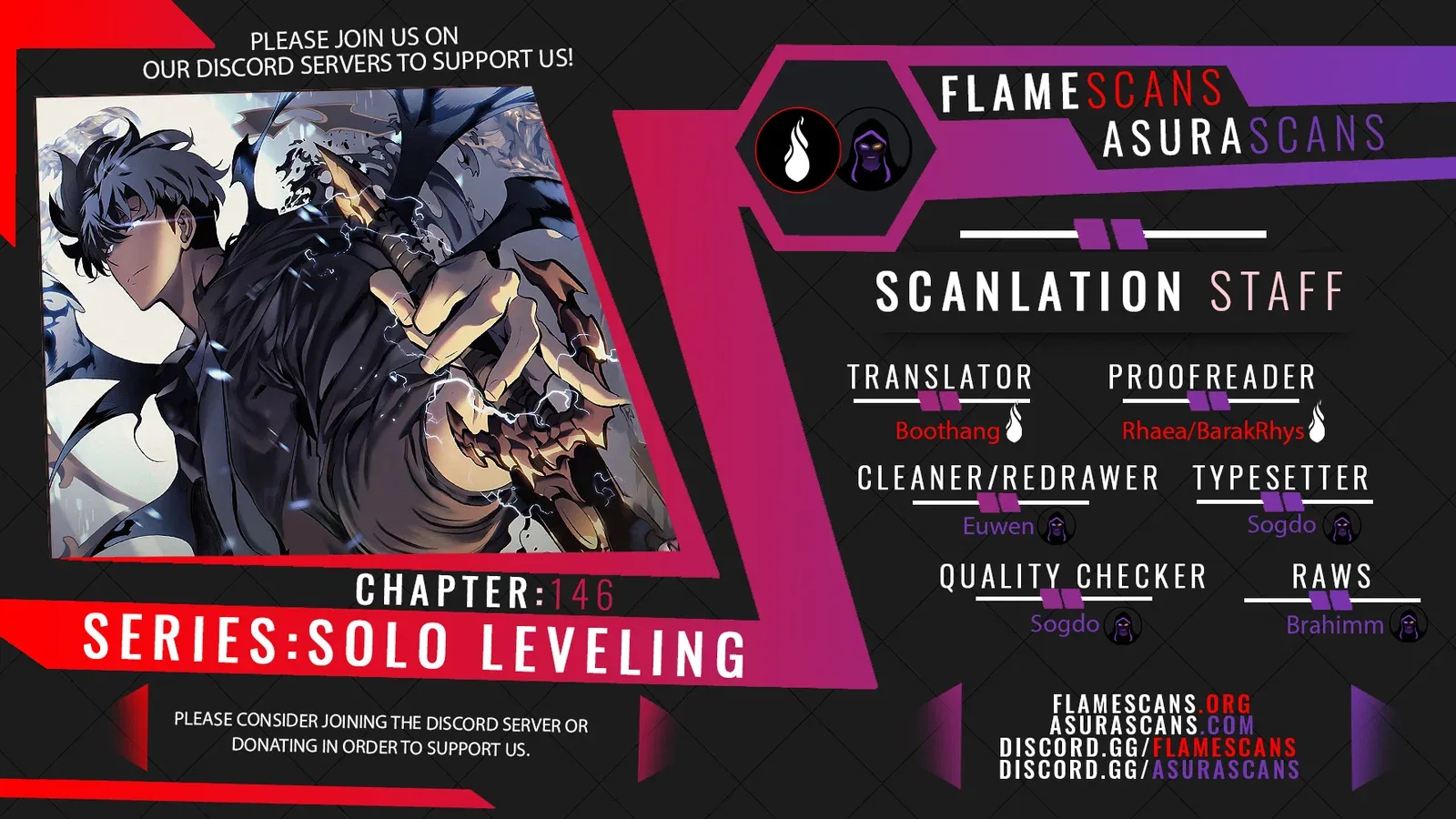 Solo Leveling manga, chapter 146, page 1 of 6