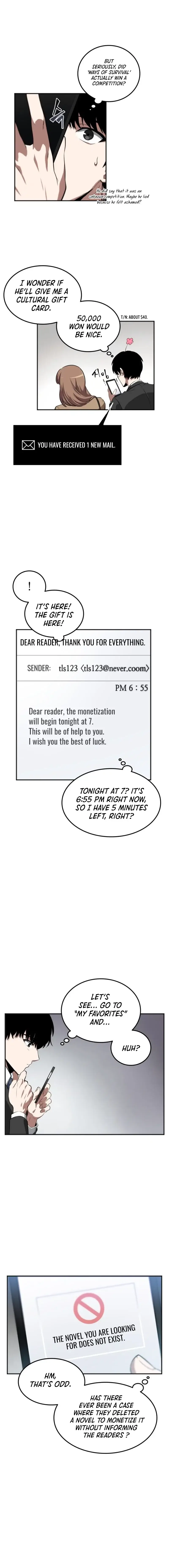 Omniscient Reader's Viewpoint manga, chapter 1, page 11 of 12