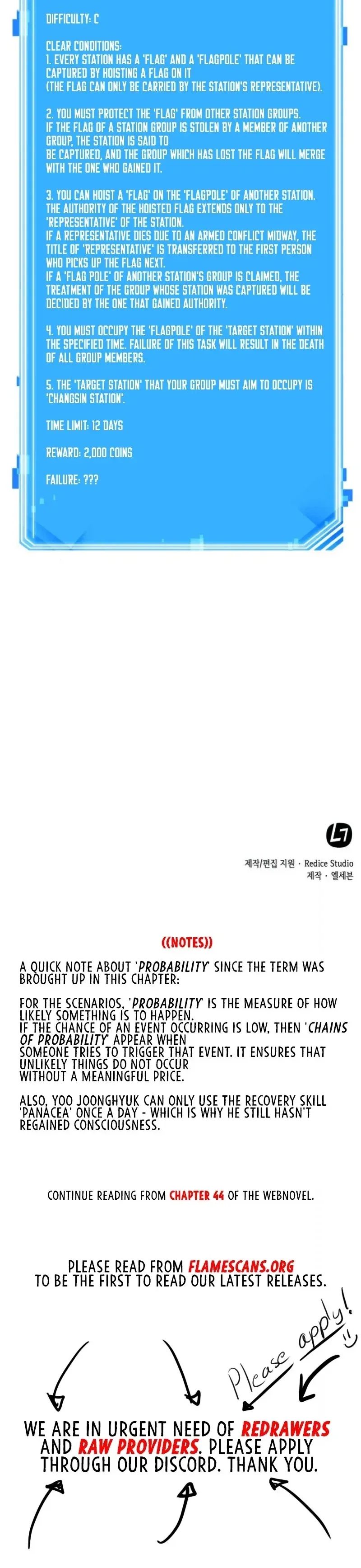 Omniscient Reader's Viewpoint manga, chapter 44, page 61 of 63
